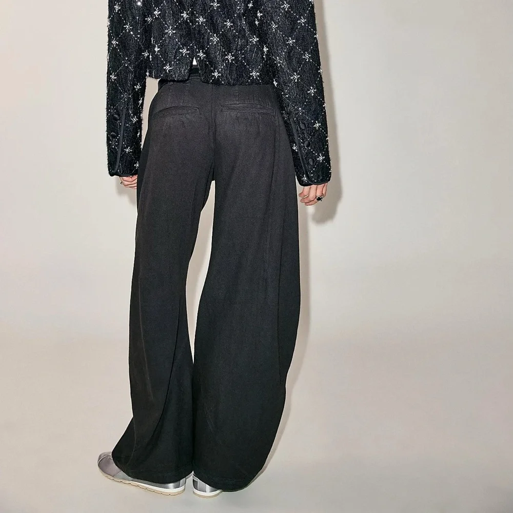 Free People Spotlight Washed Chino Trousers - Picture 4 of 10